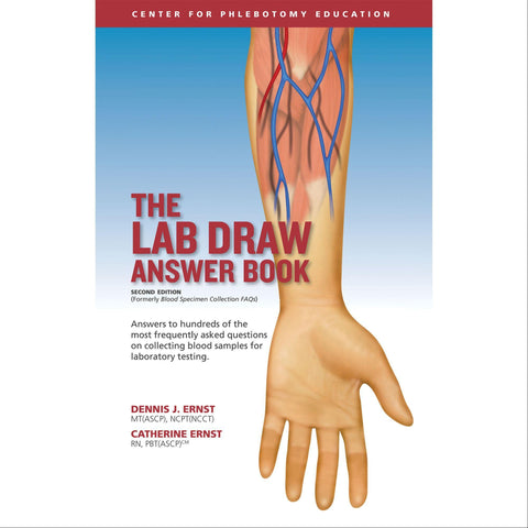 The Lab Draw Answer Book by Dennis J. Ernst Lab Draw Answer Book ,1 Each - Axiom Medical Supplies