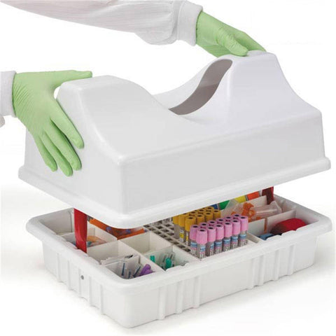 Phlebotomy Tray Lid Tray Lid Only • 11.75"W x 17"L x 6.75"H ,1 Each - Axiom Medical Supplies