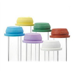 Pierceable Closure Caps for 10mm and 12-13mm Tubes For 10mm and 12-13mm Tubes ,1000 / pk - Axiom Medical Supplies