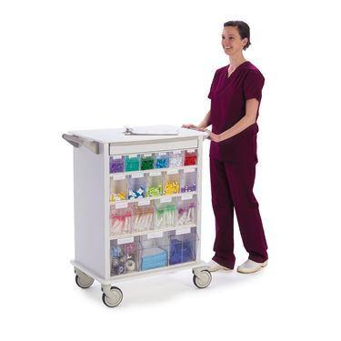 Insight Pilot Tilt Bin Storage Cart Insight Pilot Tilt Bin Storage Cart • 19.375"W x 33.75"D x 39"H ,1 Each - Axiom Medical Supplies