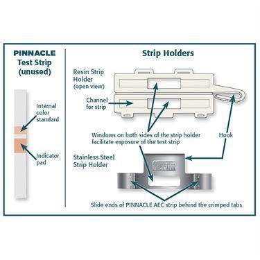 Pinnacle for Auto Enzymatic Cleaner Bottle 1 Bottle of 10 Strips Plus Resin Holder ,1 Each - Axiom Medical Supplies