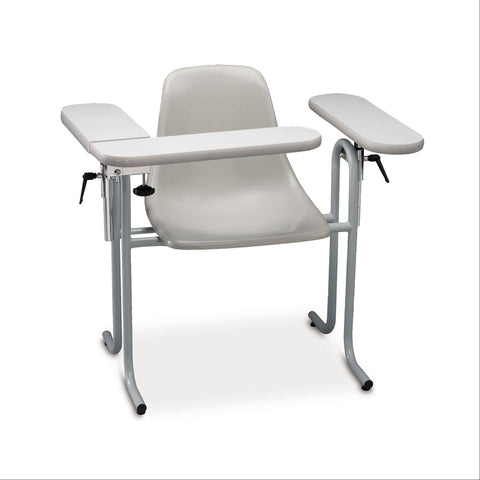 Plastic Blood Drawing Chair with Formica Flip Arm Flip Formica Arm • 34"W x 28"L x 32"H ,1 Each - Axiom Medical Supplies