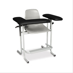 Plastic Blood Drawing Chairs with Upholstered Arms Flip Upholstered Arm • 34"W x 28"L x 32"H ,1 Each - Axiom Medical Supplies