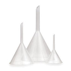 Polypropylene Funnels with Standard Stem 100mm ,6 / pk - Axiom Medical Supplies