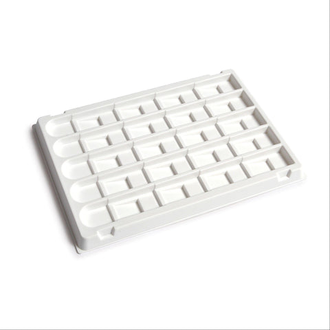 Polystyrene Microscope Slide Tray Polystyrene Microscope Slide Tray ,6 / pk - Axiom Medical Supplies