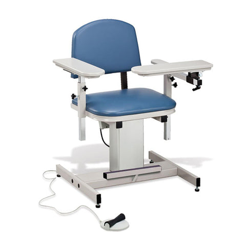 Power Blood Draw Chair with ClintonClean Armrests Without Side Drawer • 32"W x 30"D x 36"H ,1 Each - Axiom Medical Supplies