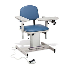 Power Blood Draw Chair with ClintonClean Armrests Without Side Drawer • 32"W x 30"D x 36"H ,1 Each - Axiom Medical Supplies