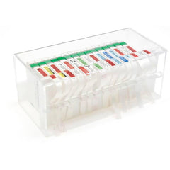 MarketLab Dividable Pre-Cut Label Dispenser Dividable Dispenser for Pre-Cut Labels • 12"W x 5.75"D x 5"H ,1 Each - Axiom Medical Supplies