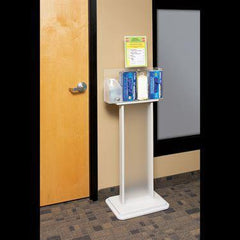 MarketLab DoubleLock Mini Isolation Station Systems Landscape Premium Mini Isolation Station Floor System • 20.25"W x 13.5"D x 55.35"H ,1 Each - Axiom Medical Supplies