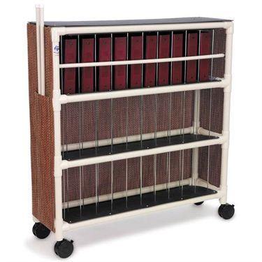 Premium PVC Chart Racks MarketLab 40-Chart Rack Retension Bar ,1 Each - Axiom Medical Supplies
