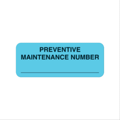 Preventative Maintenance Labels "Preventive Maintenance Date Due, Signature" • FL Yellow • 2.25"W x 0.88"H ,420 / pk - Axiom Medical Supplies