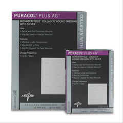 Puracol Plus Collagen Wound Dressings 2'' x 2'' ,10 / pk - Axiom Medical Supplies