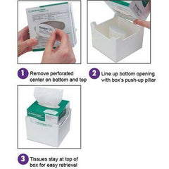 Push-Up Box Push-Up Boxes • 5"L x 5"W x 4"H each ,2 / pk - Axiom Medical Supplies