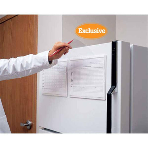 MarketLab QC Temp Recording and Disinfection Log Charts Disinfection Log • Velcro mount ,6 / pk - Axiom Medical Supplies