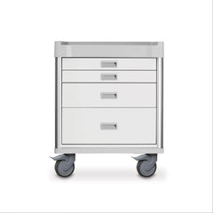QT Mobile Procedure Carts 33" • 5 Drawer • Undercounter • 25"W x 19.5"D x 32"H ,1 Each - Axiom Medical Supplies