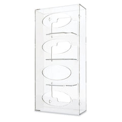 Quad Side-Loading Acrylic Glove Dispenser Quad • 10.125"W x 4.125"D x 21.25"H ,1 Each - Axiom Medical Supplies