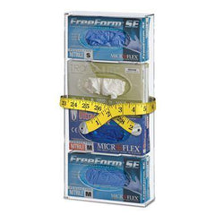 MarketLab Quad Slim Glove Box Dispenser Quad • 10.187"W x 3.125"D x 21.124"H ,1 Each - Axiom Medical Supplies