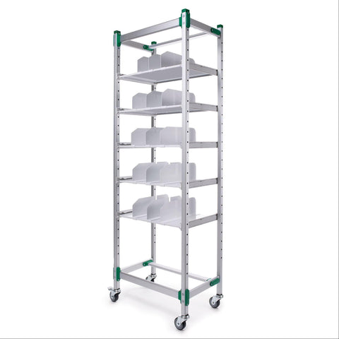 Quick Rack with Divided Shelves Single Unit • 27.5"W ,1 Each - Axiom Medical Supplies