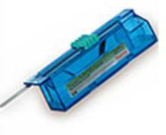 Richard-Allan Scientific Microtome Blade MX35 Premier Low Profile, PTFE Coated Stainless Steel, 0.25 mm, 34° Cutting Angle, 8 X 80 mm, Disposable