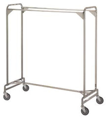 R & B Wire Products Double Garment Rack Chrome