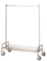 R & B Wire Products Garment Rack Basket Shelf 703 Garment Rack