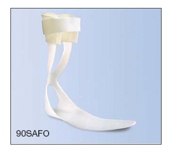 Restorative Care of America Ankle / Foot Orthosis Swedish AFO Large / X-Large, 11 X 3-3/4 Inch Hook and Loop Closure Left Foot