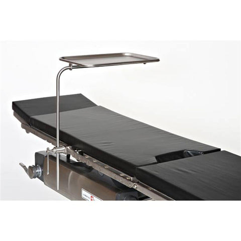 Rail-Mounted Mayo Stand Stainless Steel Mayo Tray Attachment ,1 Each - Axiom Medical Supplies