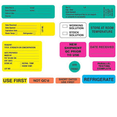 Reagent Labels MarketLab Date Received Label, Fluroescent Pink PK1000 ,1000 / pk - Axiom Medical Supplies