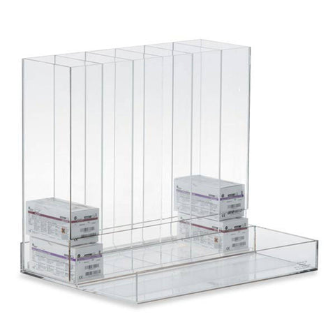 MarketLab Stak-Access Organizers for Beckman Coulter Stak-Access Test Organizer • 17"W x 13"D x 15.5"H • Includes 2 Dispensers and 1 Base ,1 Each - Axiom Medical Supplies