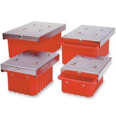 Refrigerator Medical Lock Boxes OD: 8.5"W x 11.75"D x 5"H • ID: 6.4"W x 9.2"D x 3.4"H ,1 Each - Axiom Medical Supplies