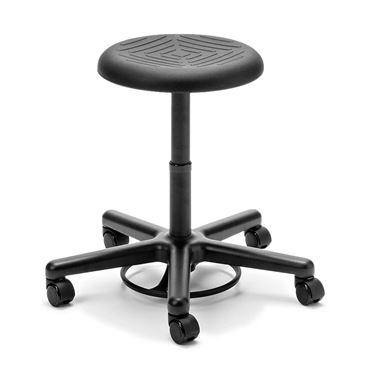 Rhino Foot-Activated Desk Stool 16.75"-21.75"H ,1 Each - Axiom Medical Supplies