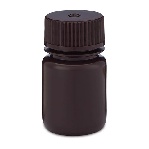 Round Wide Mouth Amber HDPE Bottles 2L ,1 Each - Axiom Medical Supplies