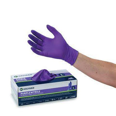 SAFEskin Purple Nitrile Gloves X-Small ,100 / bx - Axiom Medical Supplies