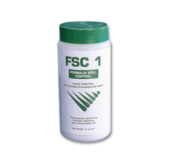 Safetec of America Fluid Absorbent FSC-1™ 11 oz., Shaker Bottle For Reducing Exposure to Formaldehyde Gas by Immobilizing Formalin and Transforming it into an easily Removable Semi-solid Mass