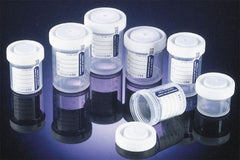 Thermo Scientific Nalge Specimen Container Samco™ Wide-Mouth Bio-Tite™ 53 mm Opening Polypropylene 90 mL (3 oz.) Screw Cap Patient Information Sterile
