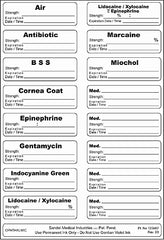Sandel Medical Industries Label Kit Correct Medication Labeling System™ - M-663780-1483 - Case of 50