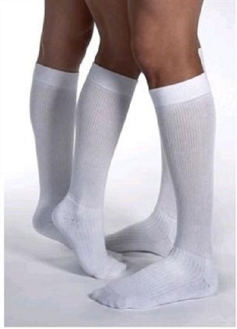 BSN Medical Compression Stocking JOBST ActiveWear Knee High Large White Closed Toe - M-983965-2827 | Pair