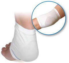 Silipos Heel / Elbow Protection Sleeve Silipos® Small / Medium White