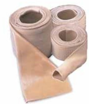 Silipos Impregnated Elastic Tubular Support Bandage Silipos® 5 Inch X 10 Foot Standard Compression Pull On Tan NonSterile