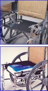 Skil-Care J-Hook Drop Seat For 18 Inch Wheelchair