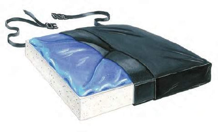 Skil-Care Seat Cushion Thin-Line 18 W X 16 D X 2-1/2 H Inch Foam / Gel