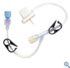 Smiths Medical Huber Infusion Set Gripper® 22 Gauge 3/4 Inch 8 Inch Tubing Needless Y-site - M-370400-3755 - Box of 12