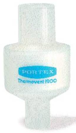 Smiths Medical Heat and Moisture Exchanger Portex® Thermovent® 1200 24 @ 1000 mg H2O / L @ Vt 0.4 @ 30, 1.2 @ 60, 2.4 @ 90 mg H2O at L/min