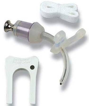 Smiths Medical Tracheostomy Tube Bivona® FlexTend™ Plus V Neck Flange Size 4.5 Uncuffed