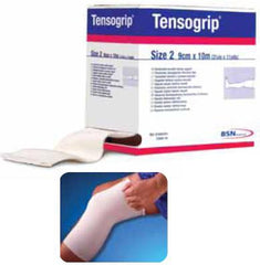 BSN Medical Elastic Tubular Support Bandage Tensogrip® 4-1/2 Inch X 11 Yard Small Ankle / Medium Arm Standard Compression Pull On White Size G NonSterile