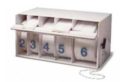 BSN Medical Plaster Roll Immobilizer Dispenser Gypsona® 5 Station Dispenser, 2 / 3 / 4 / 5 / 6 Inch Slots, HInged Door, Cutting Guide