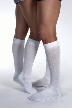 BSN Medical Compression Stocking JOBST® ActiveWear Knee High Medium Black Closed Toe