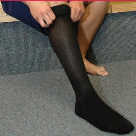 BSN Medical Compression Socks JOBST® Knee High X-Large Black Open Toe