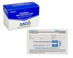 SPS Medical Supply Sterilization Record Card STEAMPlus™ Steam