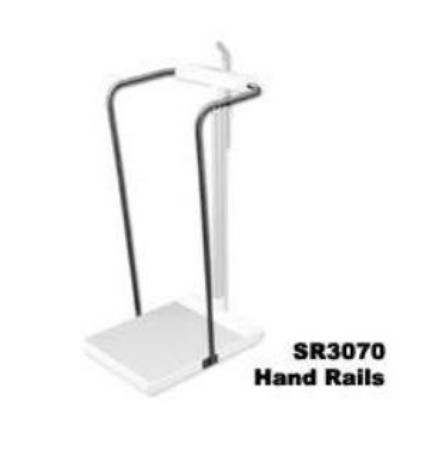 SR Instruments Scale Handrail SR Scales® Set of 2 For Model SR555i Stand-On Scale